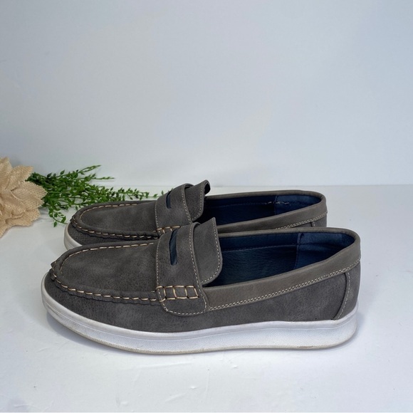 Steve Madden BSharper Grey Penny Loafer Slip On Sneaker Shoes Size 7 main image 5